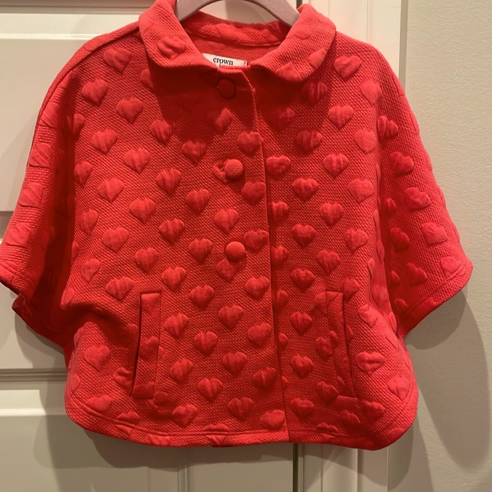 Pink poncho